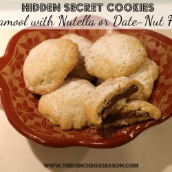Hidden Secret Cookies Ma'amool with Nutella or Date-Nut Filling Recipe