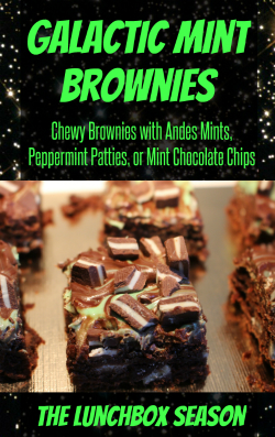 feat Galactic Mint Brownies
